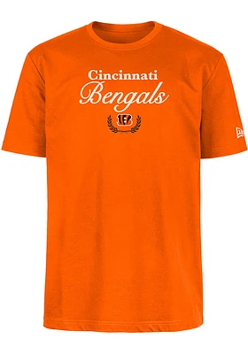 New Era Cincinnati Bengals Orange Club Short Sleeve T Shirt