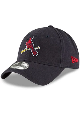 New Era St Louis Cardinals Core Classic 9TWENTY Signature Adjustable Hat - Navy Blue