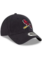 New Era St Louis Cardinals Core Classic 9TWENTY Signature Adjustable Hat - Navy Blue