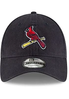 New Era St Louis Cardinals Core Classic 9TWENTY Signature Adjustable Hat - Navy Blue