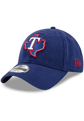 New Era Texas Rangers Core Classic 9TWENTY Adjustable Hat - Blue