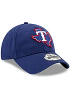 New Era Texas Rangers Core Classic 9TWENTY Adjustable Hat - Blue