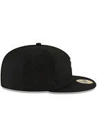 New Era Detroit Tigers Mens Black White Logo 59FIFTY Fitted Hat