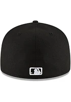 New Era Detroit Tigers Mens Black White Logo 59FIFTY Fitted Hat