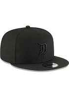 New Era Detroit Tigers Black Tonal Basic 9FIFTY Mens Snapback Hat