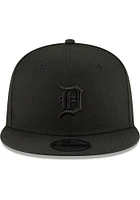 New Era Detroit Tigers Black Tonal Basic 9FIFTY Mens Snapback Hat