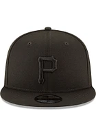 New Era Pittsburgh Pirates Black Tonal Basic 9FIFTY Mens Snapback Hat