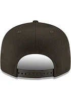 New Era Texas Rangers Black Tonal Basic 9FIFTY Mens Snapback Hat