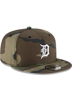 New Era Detroit Tigers Green Woodland Basic 9FIFTY Mens Snapback Hat
