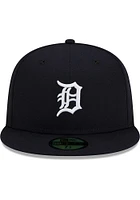 New Era Detroit Tigers Mens Navy Blue AC Home 59FIFTY Fitted Hat