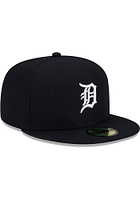 New Era Detroit Tigers Navy Blue JR AC Home 59FIFTY Youth Fitted Hat