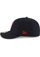 New Era Cleveland Guardians Mens Navy Blue AC Home LP59FIFTY Fitted Hat