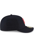 New Era Cleveland Guardians Mens Navy Blue AC Home LP59FIFTY Fitted Hat