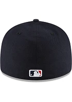 New Era Cleveland Guardians Mens Navy Blue AC Home LP59FIFTY Fitted Hat