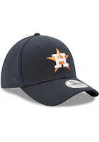New Era Houston Astros Mens Navy Blue Team Classic 39THIRTY Flex Hat
