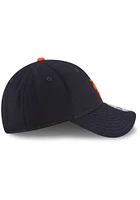 New Era Detroit Tigers Road The League 9FORTY Adjustable Hat - Navy Blue