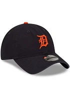 New Era Detroit Tigers Road Replica Core Classic 2.0 9TWENTY Adjustable Hat - Navy Blue