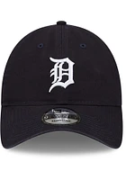 New Era Detroit Tigers Home Replica Core Classic 2.0 9TWENTY Adjustable Hat - Navy Blue