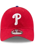New Era Philadelphia Phillies Game Replica Core Classic 2.0 9TWENTY Adjustable Hat - Red