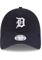 New Era Detroit Tigers Navy Blue Core Classic 2.0 9TWENTY Womens Adjustable Hat
