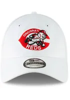 New Era Cincinnati Reds Cooperstown Core Classic 2.0 9TWENTY Adjustable Hat - White