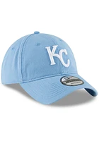New Era Kansas City Royals Core Classic 2.0 9TWENTY Classic Adjustable Hat - Light Blue