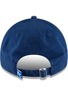 New Era Kansas City Royals Crown Logo Core Classic 2.0 9TWENTY Adjustable Hat - Blue