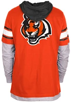 New Era Cincinnati Bengals Mens Orange Throwback Fashion Hood