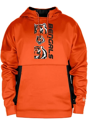 New Era Cincinnati Bengals Mens Orange Active Hood