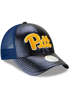 New Era Pitt Panthers Blue Glittered 9FORTY Womens Adjustable Hat