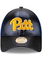 New Era Pitt Panthers Blue Glittered 9FORTY Womens Adjustable Hat