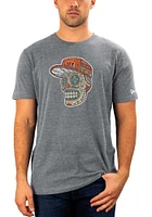 New Era Cincinnati Bengals Grey Sugar Skull Hat Short Sleeve T Shirt