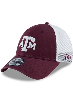 New Era Texas A&M Aggies Team Truckered 9FORTY Adjustable Hat - Maroon