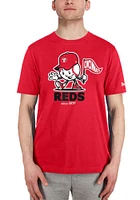 New Era Cincinnati Reds Red Coop Court Sport Short Sleeve T Shirt