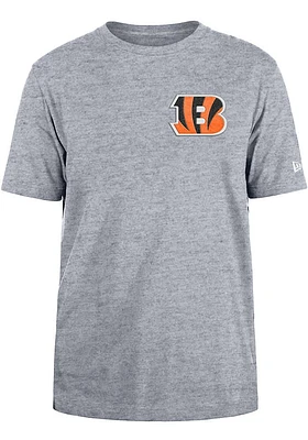 New Era Cincinnati Bengals Grey Logo Select Short Sleeve T Shirt