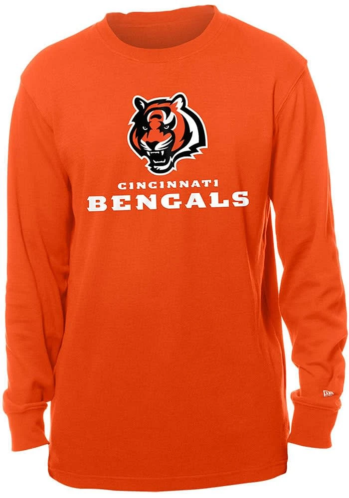 New Era Cincinnati Bengals Orange Active Long Sleeve T Shirt