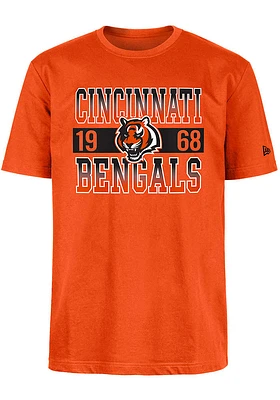 New Era Cincinnati Bengals Orange Sport Night Short Sleeve T Shirt