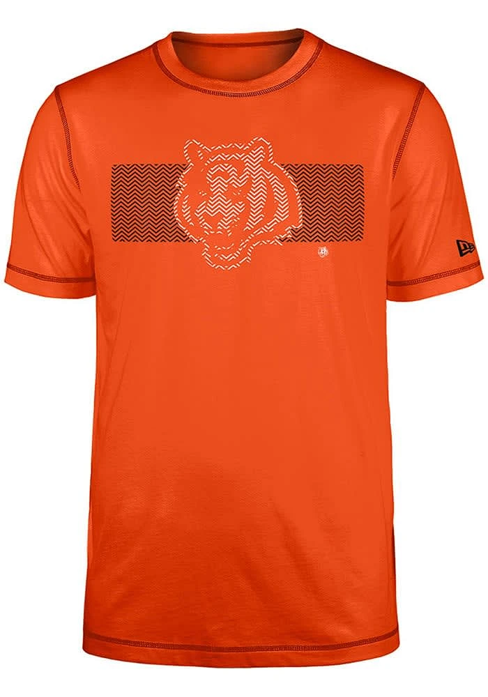 New Era Cincinnati Bengals Orange Active Short Sleeve T Shirt