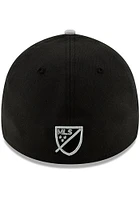 New Era Sporting Kansas City Mens Black Away Jersey Hook 39THIRTY Flex Hat