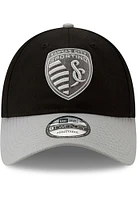 New Era Sporting Kansas City Away Jersey Hook 9TWENTY Adjustable Hat - Black