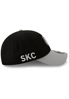 New Era Sporting Kansas City Away Jersey Hook 9TWENTY Adjustable Hat - Black
