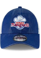 New Era Texas Rangers Cooperstown Trucker 9FORTY Adjustable Hat - Blue
