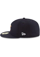 New Era Houston Astros Mens Navy Blue AC Game 59FIFTY Fitted Hat