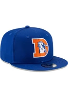 New Era Denver Broncos Blue Basic 9FIFTY Mens Snapback Hat