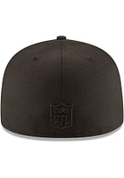 New Era Kansas City Chiefs Mens Black On Basic 59FIFTY Fitted Hat