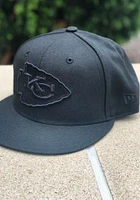 New Era Kansas City Chiefs Mens Black On Basic 59FIFTY Fitted Hat