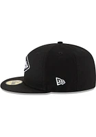 New Era Kansas City Chiefs Mens Black White 59FIFTY Fitted Hat