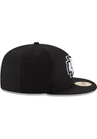 New Era Kansas City Chiefs Mens Black White 59FIFTY Fitted Hat