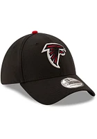 New Era Atlanta Falcons Mens Black Team Classic 39THIRTY Flex Hat