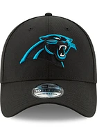 New Era Carolina Panthers Mens Black Team Classic 39THIRTY Flex Hat